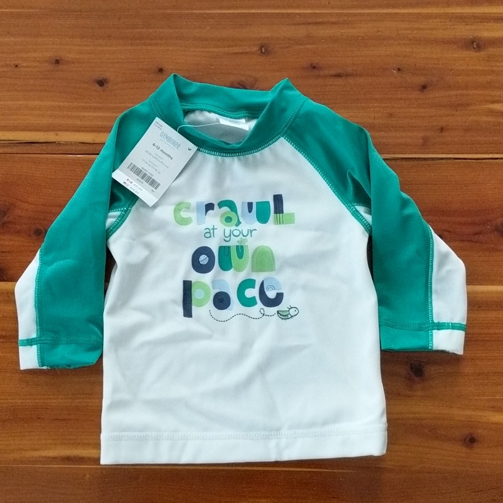 Gymboree Swim shirt/rashguard 6-12 months